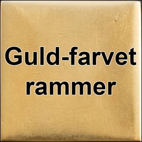 Guld-farvet rammer