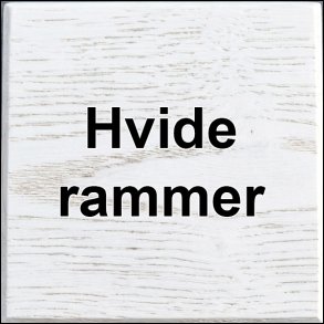 Hvide ramme