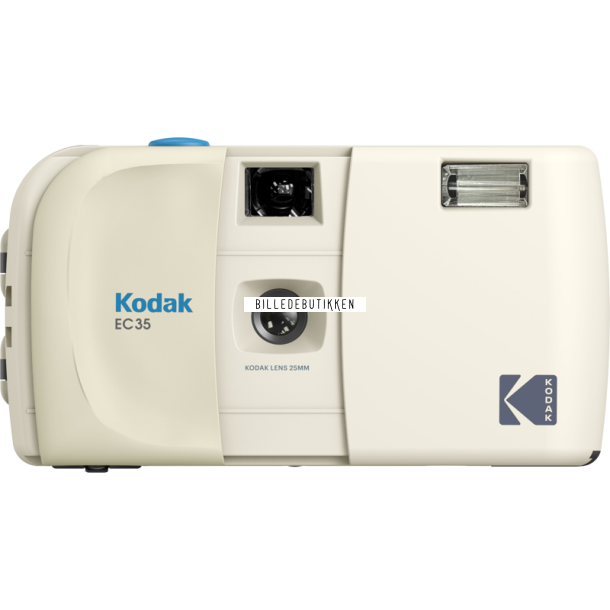 Kodak EC35 Film Camera Vanilla White + Kodak Ultra Max 24 Exp