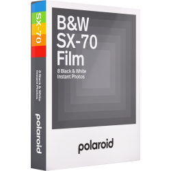 Polaroid SX-70 B&W film 8 pak.