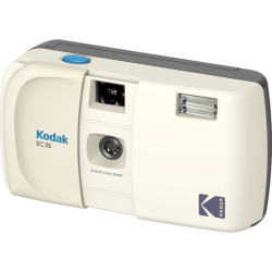 Kodak EC35 Film Camera Vanilla White + Kodak Ultra Max 24 Exp