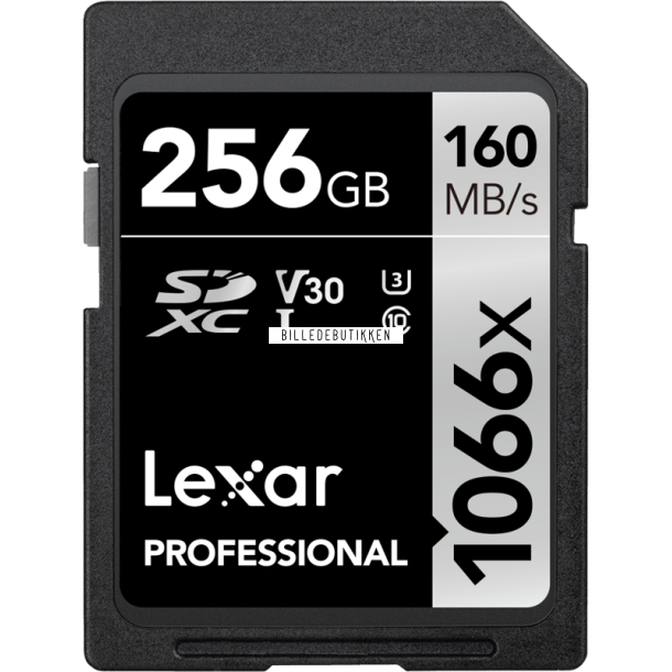 Lexar Pro 1066x SDXC U3 (V30) UHS-I R160/W120 256GB