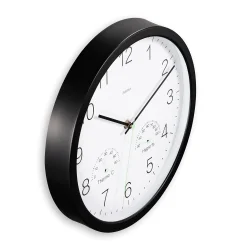 HAMA Wall Clock Santorini Diameter 30 cm Black