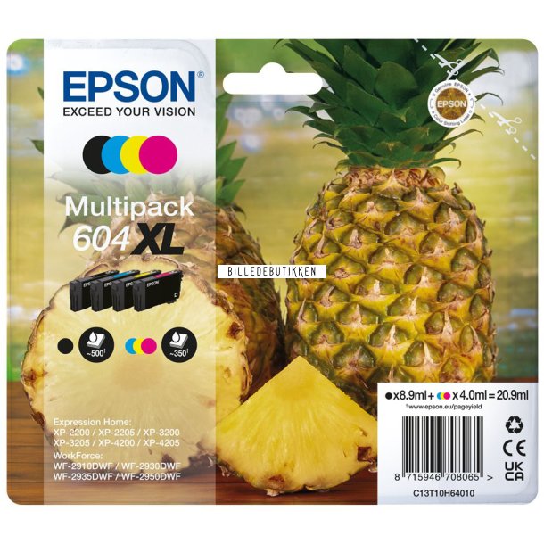 Epson 604XL Value Pack