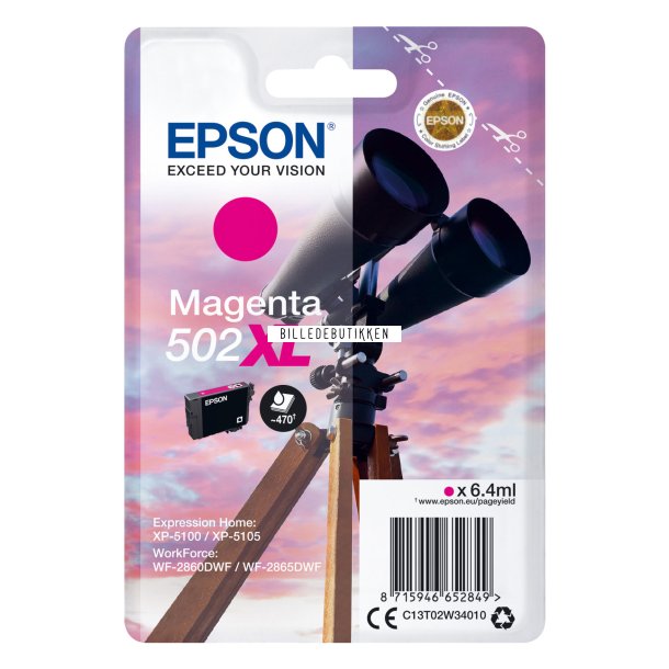 EPSON 502XL Magenta Inkjet Cartridge