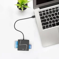HAMA Kortl�ser USB 3.2 - SD/microSD/CF