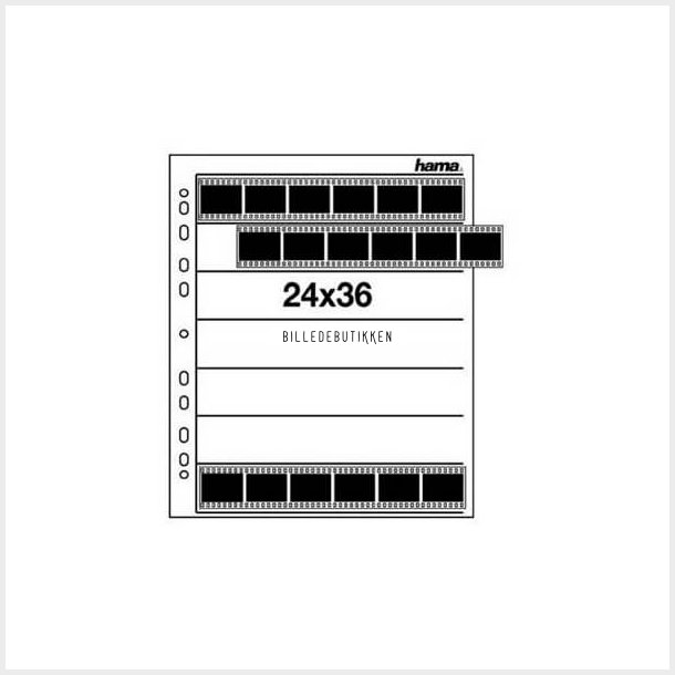 HAMA Negativlomme 24x36 (6/7) PP 25 stk