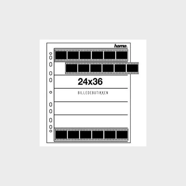 HAMA Negativlomme 24x36 (6/7) Pergamyn 25 stk