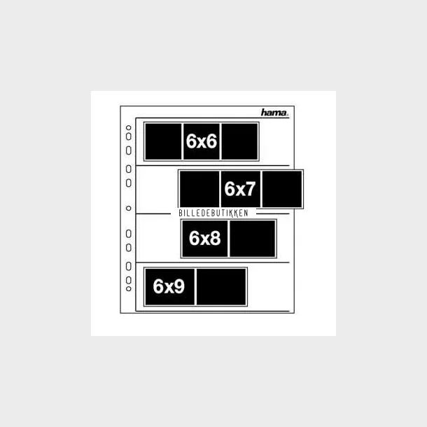 HAMA Negativlomme 6x7-6x9 cm Pergamyn 100 stk