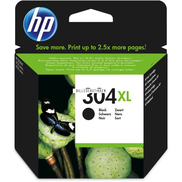 HP 304XL Sort 5,5ml