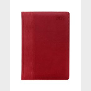 Letts Executive A5 2026 Vertikal Uge pr Opslag R�d