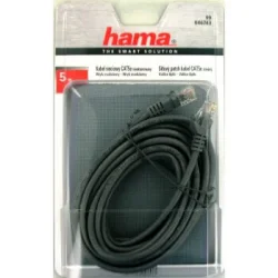 HAMA Netvrkskabel CAT5e UTP 5,0m Gr ST