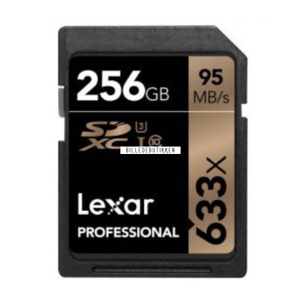 LEXAR 256GB SDXC 633X PROF.