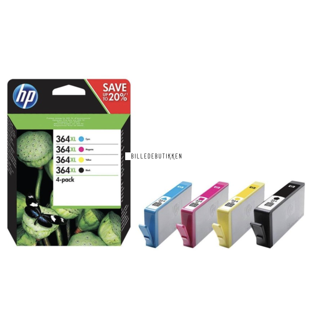 HP 364 sampak B+C+M+Y