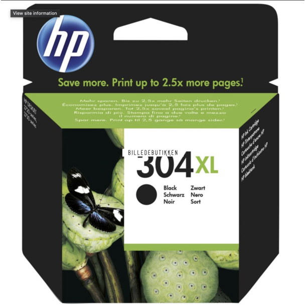 HP 304XL Black 5,5ml