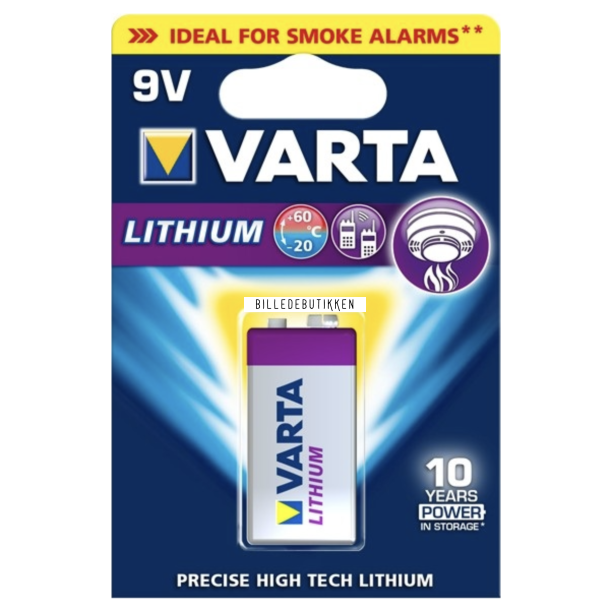 VARTA PROFF. LITHIUM 9V 6122