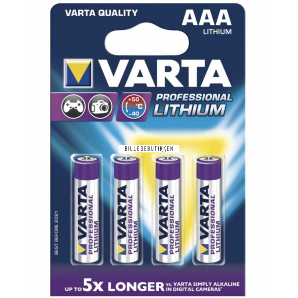 VARTA PROFF. LITHIUM AAA 6103