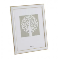 Retro ramme hvid 15x20