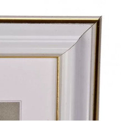 Retro ramme hvid 15x20