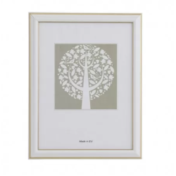 Retro ramme hvid 15x20