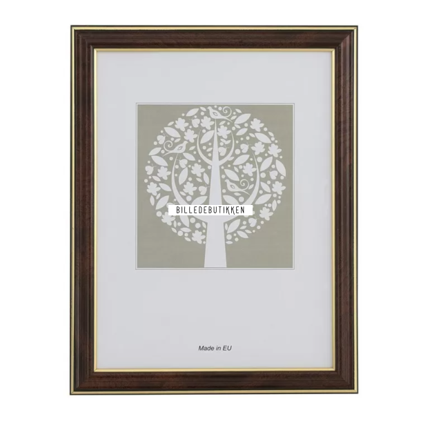 Retro ramme brun 18x24