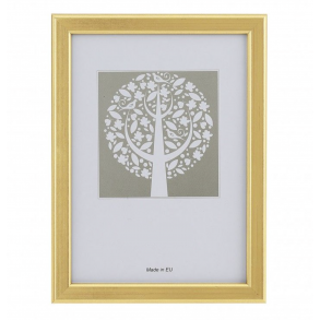 Slim Tr� Guld 13x18cm