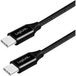 LogiLink USB-C - USB-C Sort 0,3m