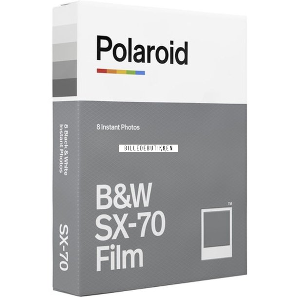 Polaroid SX-70 B&W film 8 pak.