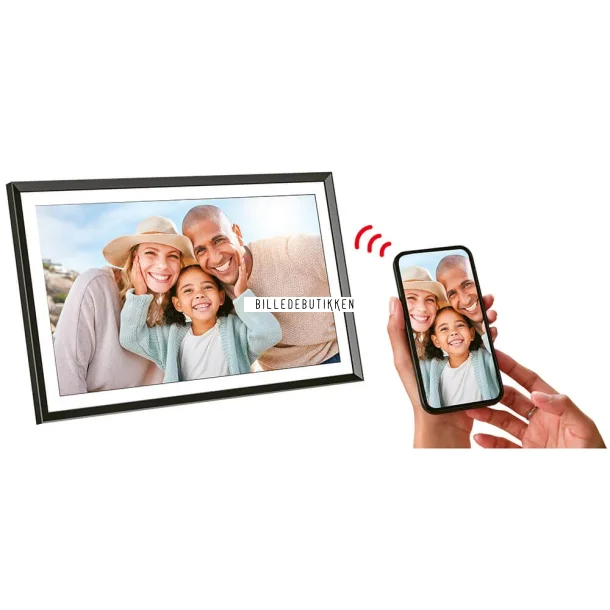 AGFAPHOTO Digital Photo Frame 15" WiFi Frameo Black