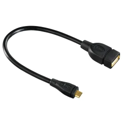 Hama Micro USB OTG Adapterkabel sort