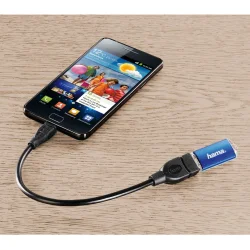 Hama Micro USB OTG Adapterkabel sort