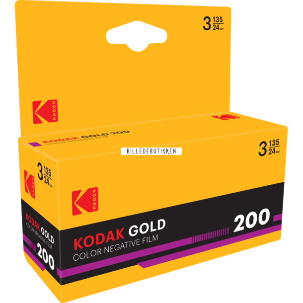 Kodak Gold 200 135-24 exp 3-pack