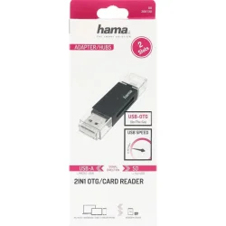 HAMA Card Reader USB-A Micro-USB SD/microSD