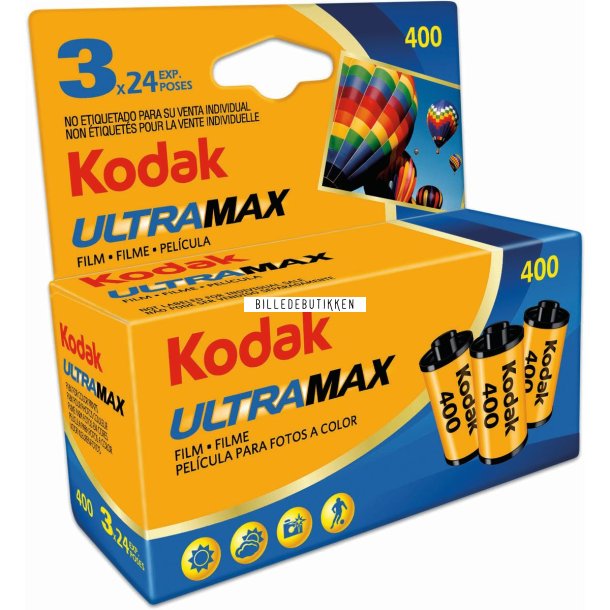 KODAK 135-24 ULTRAMAX  ISO400 3PK