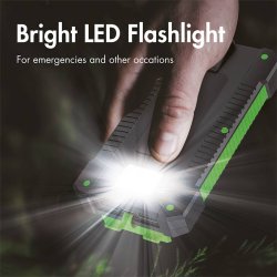 LogiLink  SOLCELLE Powerbank 8000MAH GRN/SORT