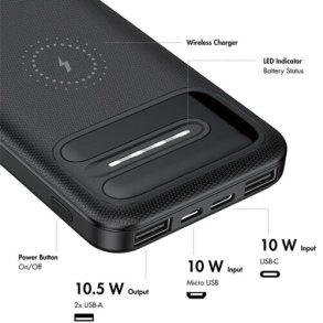 LogiLink Powerbank 8000MAH Wireless