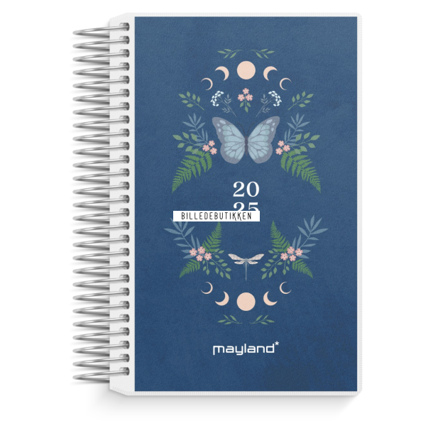 Mayland Mini dagkalender m/4 illu. PP-plast 2025