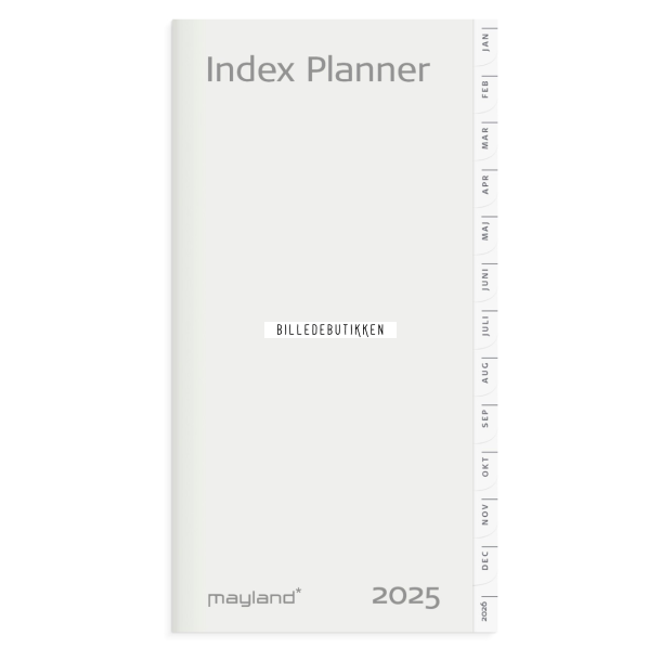 Mayland Index Planner mnedskalender REFILL 2025