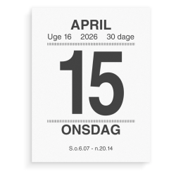 Mayland Broderikalender m/split 2026 FSC Mix