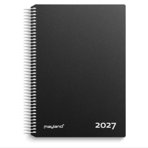 Mayland Timekalender sort PP-plast 2027 FSC Mix