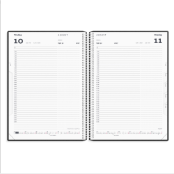Mayland Timekalender r�d PP-plast 2027 FSC Mix
