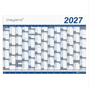 Mayland K�mpekalender 2027 1x13 mdr. PP-plast r�r 