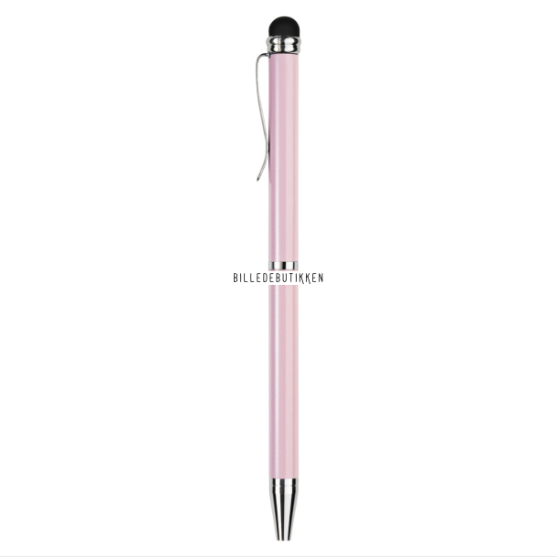 Kuglepen med touch-funktion metallic lyser�d