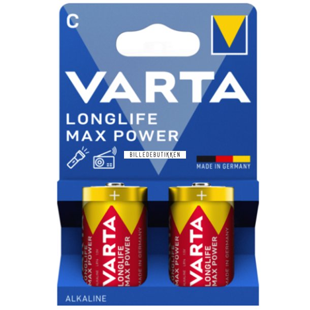 Varta Longlife Max Power C 2-pak