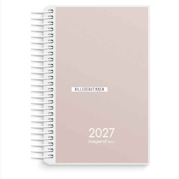 Mayland Basic mini dagkalender PP-plast 2027 FSC Mix