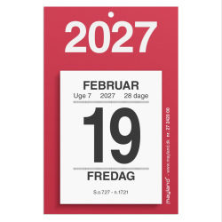 Mayland Lille afrivningskalender m/bagsidetekst 2027 FSC Mix