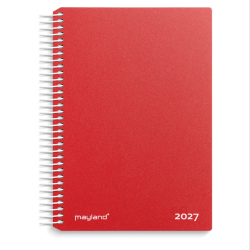 Mayland Dagkalender r�d PP-plast 2027 FSC Mix