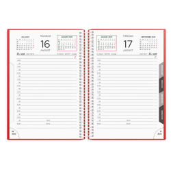 Mayland Dagkalender r�d PP-plast 2027 FSC Mix