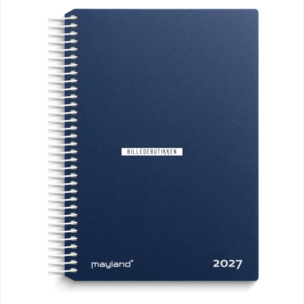 Mayland Dagkalender bl� PP-plast 2027 FSC Mix