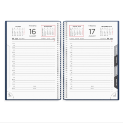 Mayland Dagkalender bl� PP-plast 2027 FSC Mix
